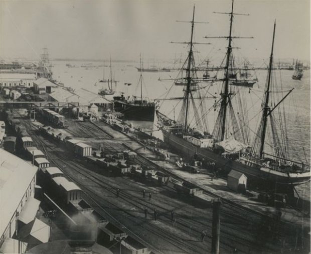 Wharfs on Newcastle Side