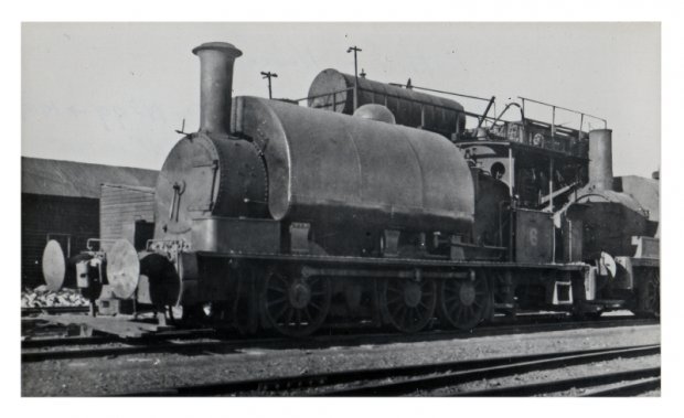 Loco 6 at the Water Tanks.