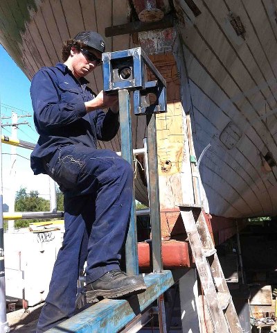 Bob Cook shared William TheFourth's photo.
This is a very important task as it allows the whole engine installation project to follow on from this. The hole drilling is a rare and delicate task, good thing we have the experts from Teterin on the job.
