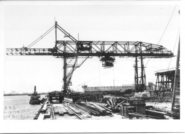118 construction ore bridge dec 1914