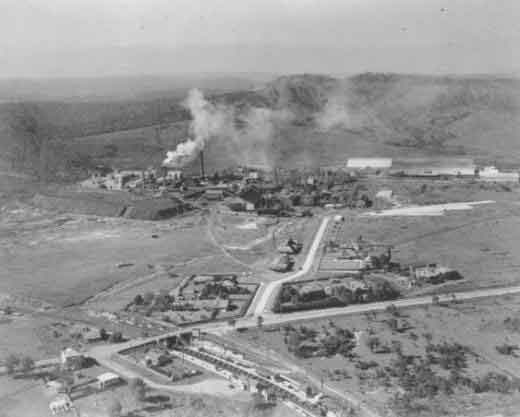 Aerial photo of The Sulphide - 1939