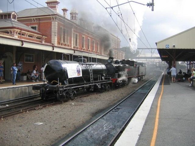 2007 steamfest taken from Newcastle Station on the Sunday. 