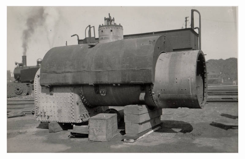  Loco Boiler waiting repairs. 1939.

 
 Ex Steam tram motor used for tar heating:

 
