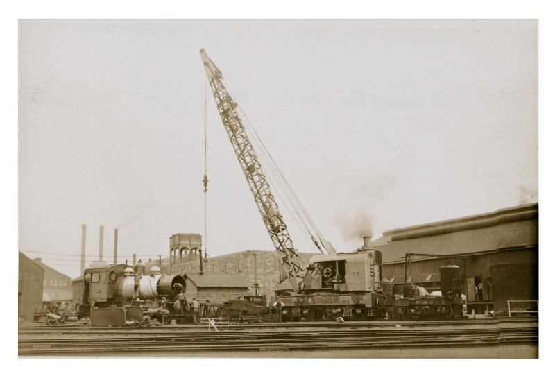 Steam Crane No 2. August 1939,

