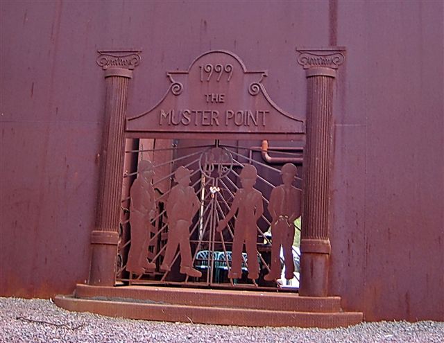 The Front Enterance Muster Point.