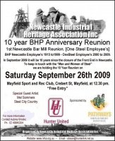 BHP Reunion 2009 Flyer